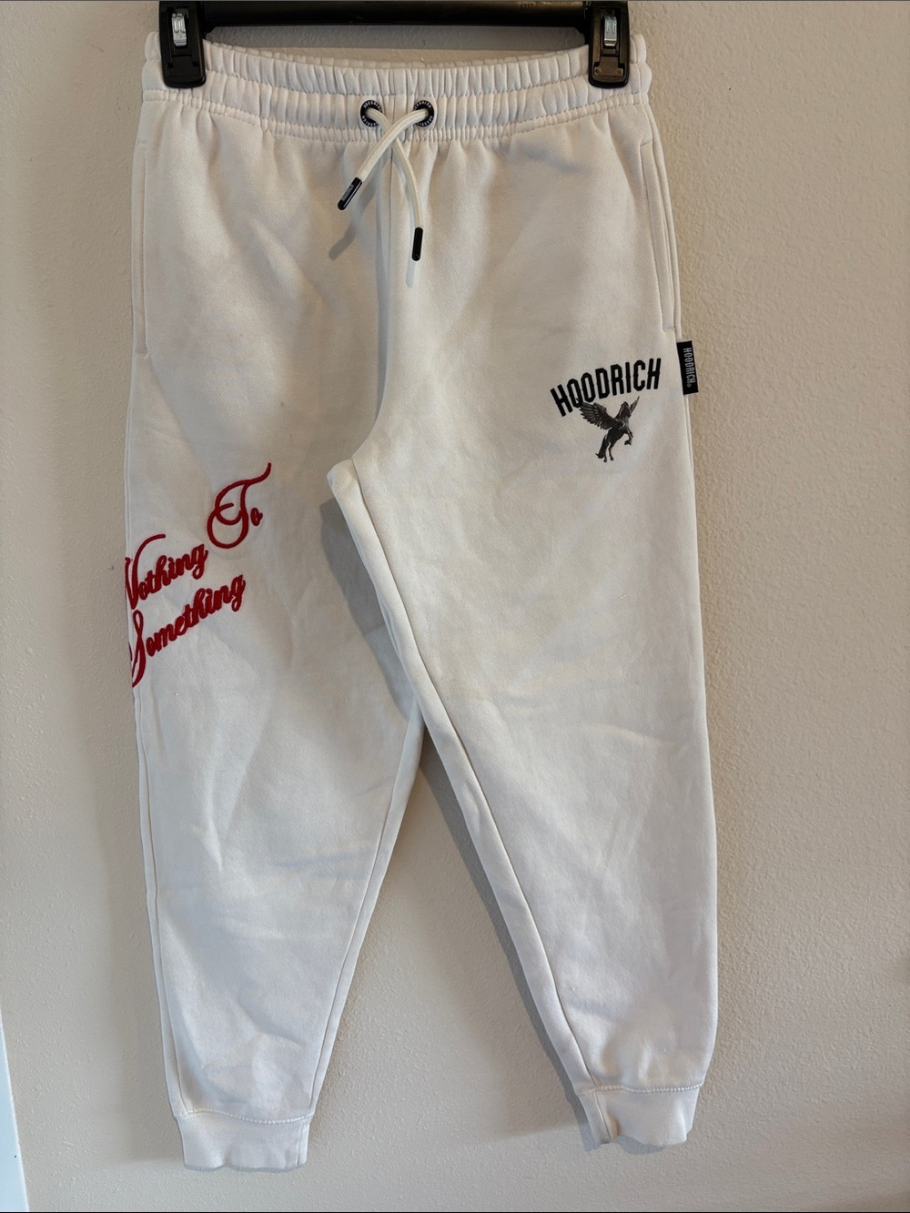 Hoodrich kids White Sweatpants 'From Nothing to Something'